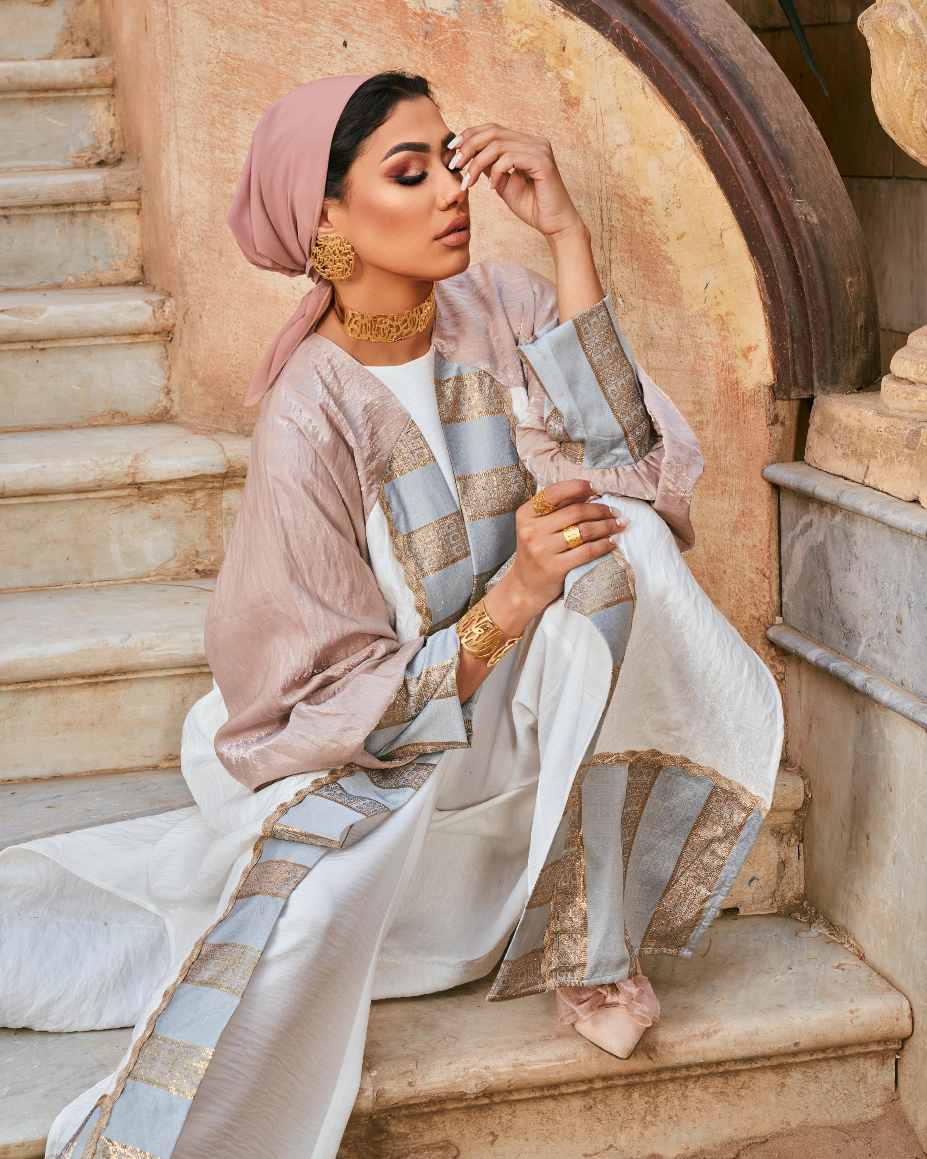 Caramel Silk Kaftan