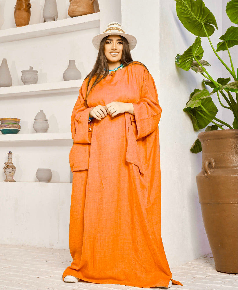 Sparkle '' orange '' dress