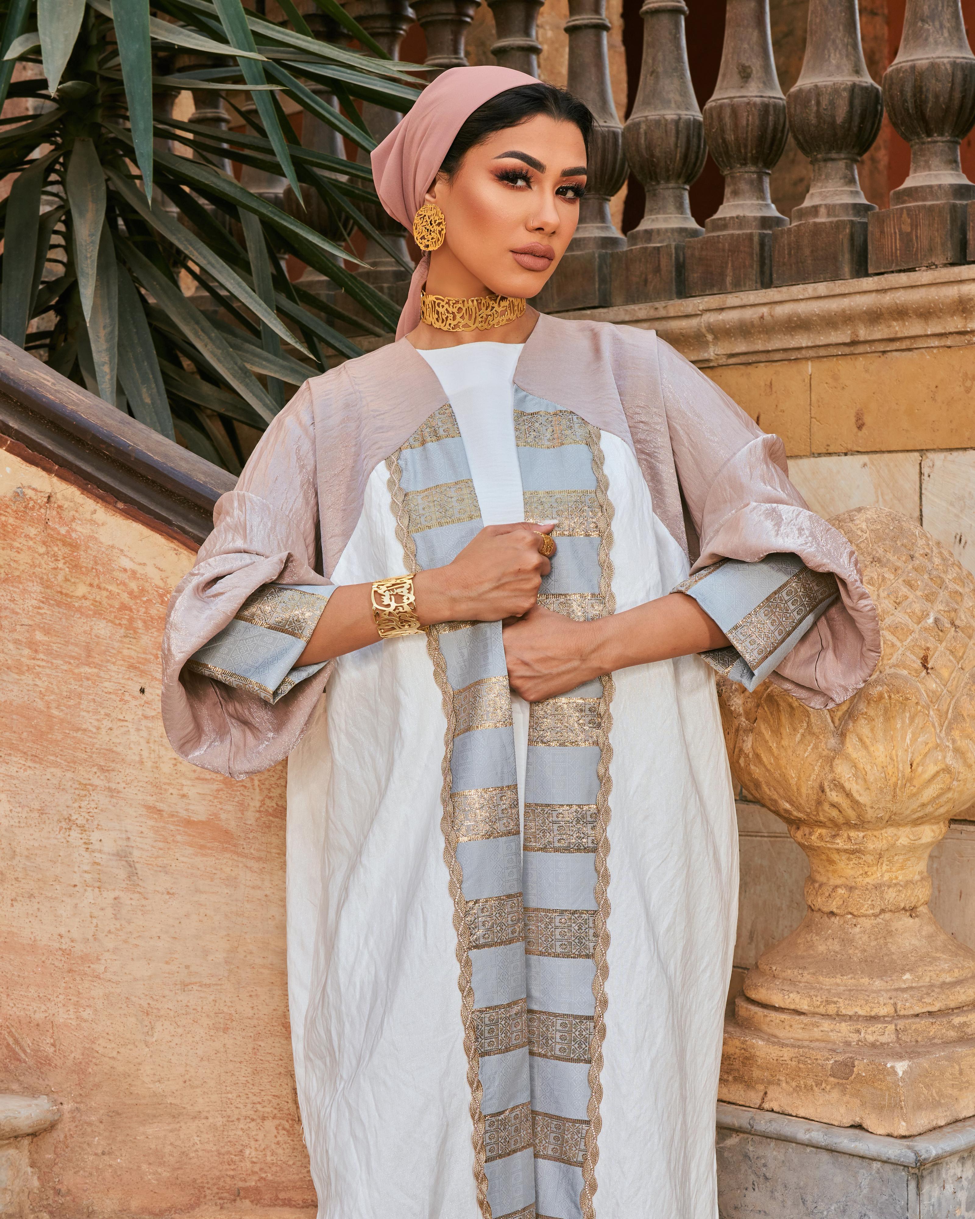 Caramel Silk Kaftan