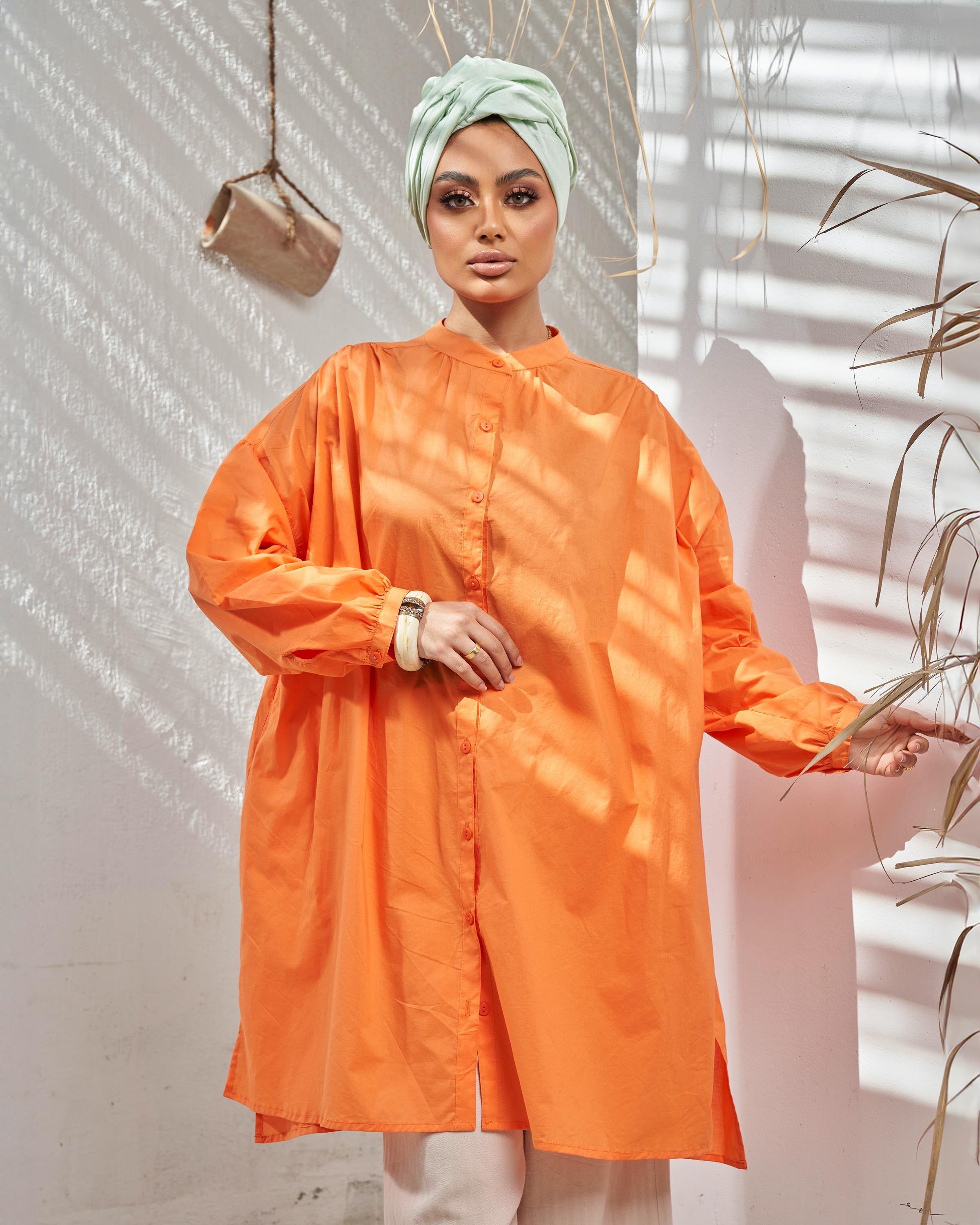 Orange Buff Chemise