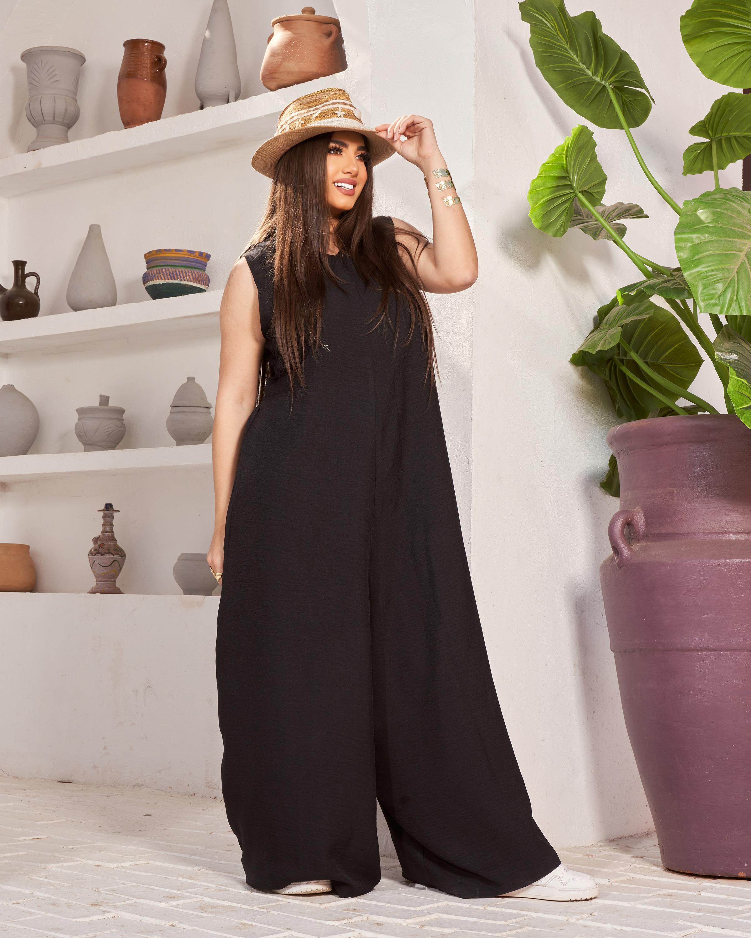 Comfort “ Black “ Jumpsuit