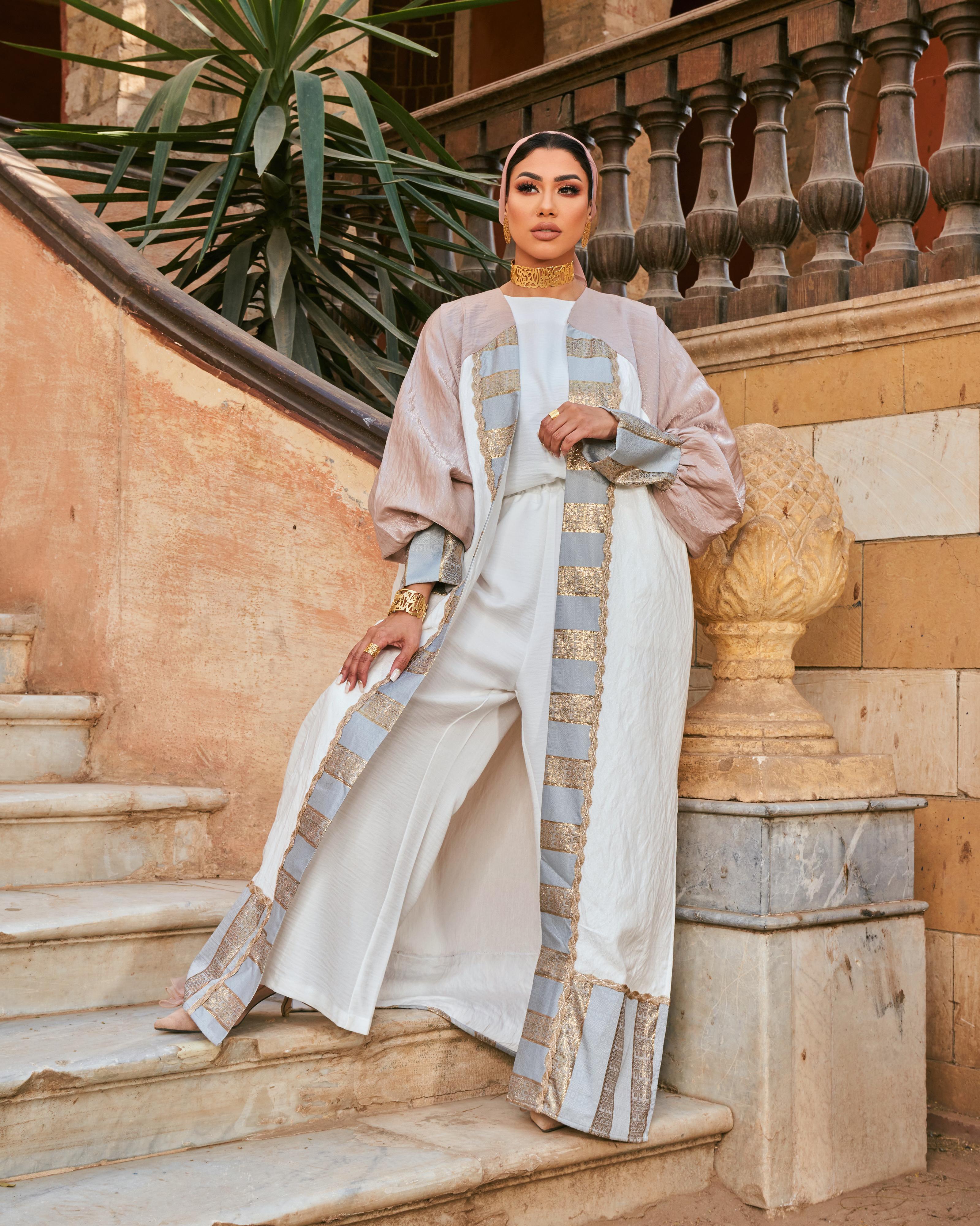 Caramel Silk Kaftan