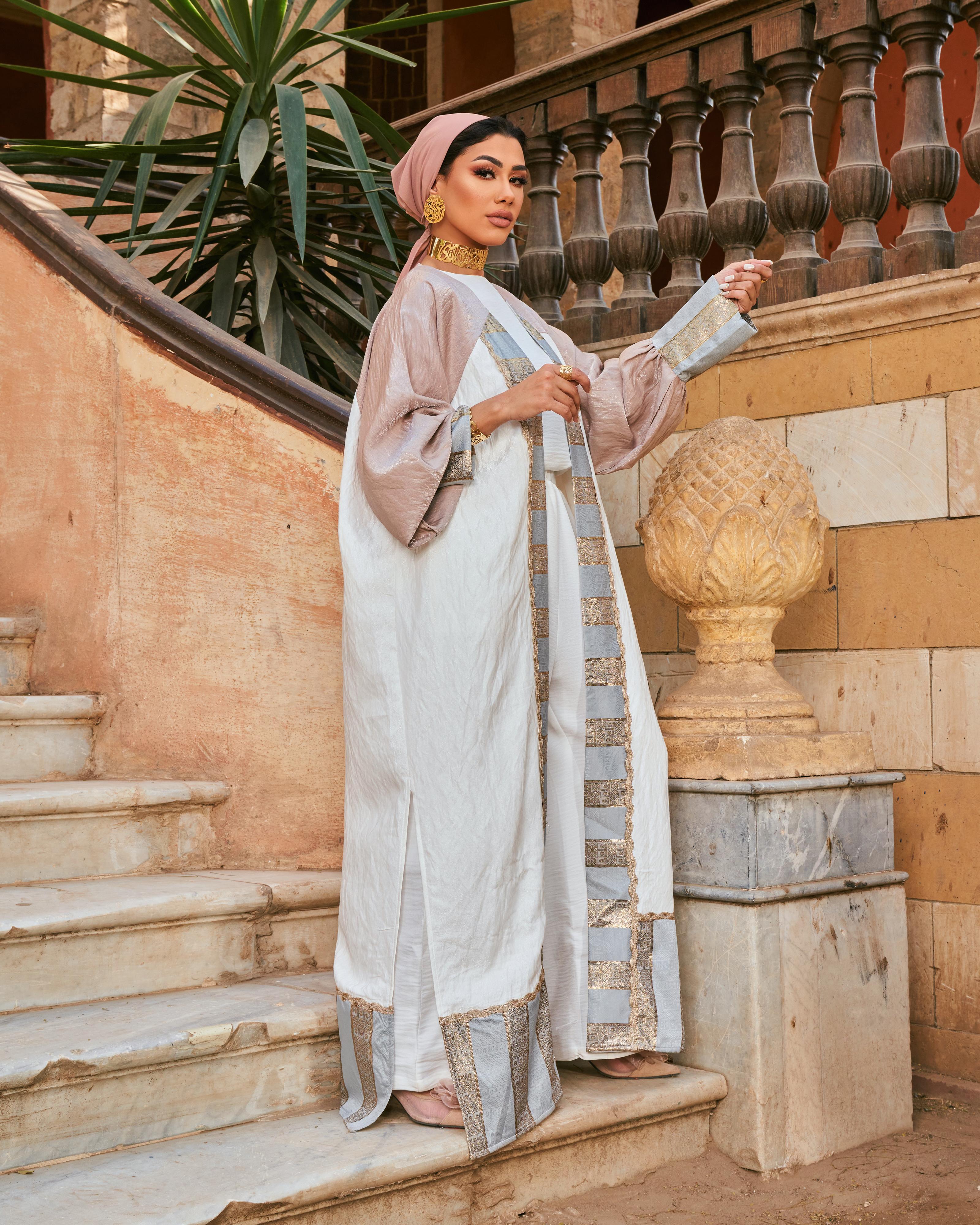 Caramel Silk Kaftan