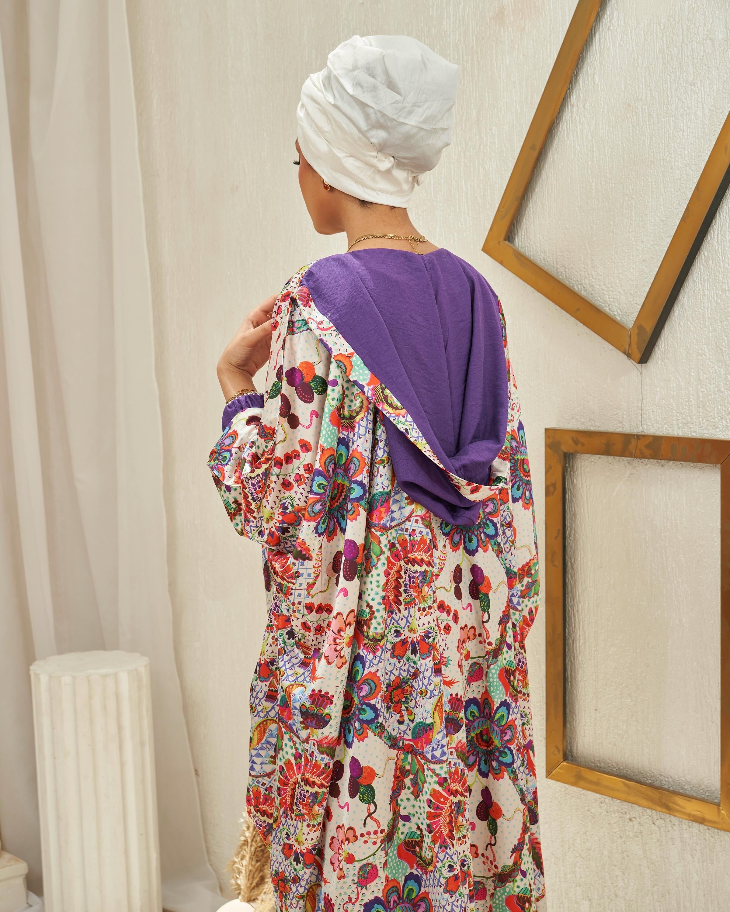 Violet Floral Suit